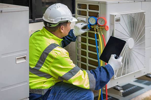Professional Air Conditioning Repair technician working in Trenton, NJ